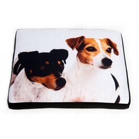 Matrace Samohýl textil Foto Jack Russel 50 cm černá